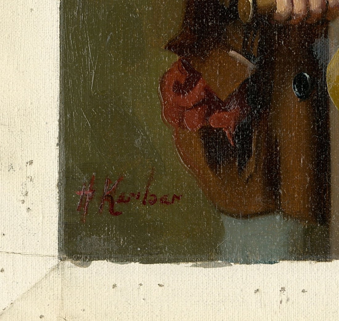 Hans Kerber (Austria,1920-?) oil painting - 4