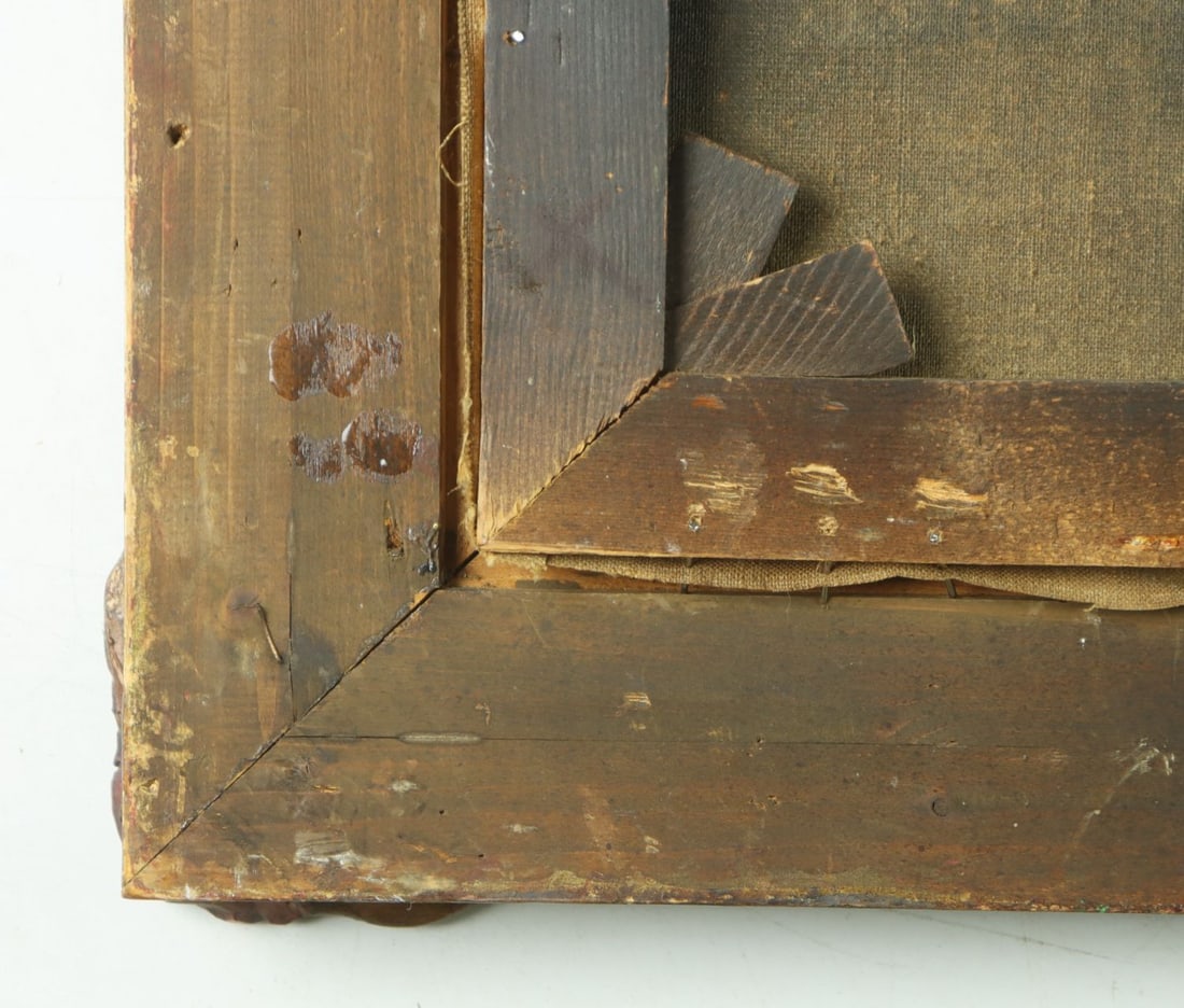 Antique early 20C European oil painting - 12