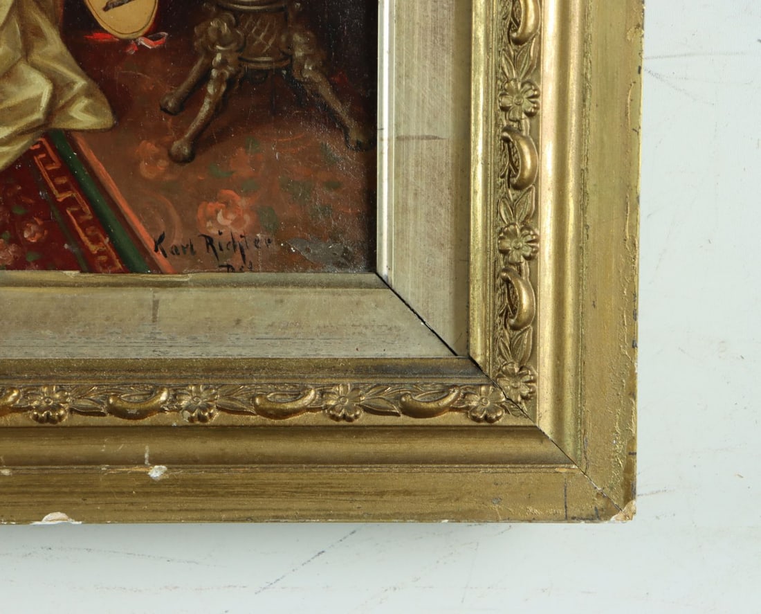 AFTER Gustav Karl Richter (German,1823-1884) oil painting antique - 10