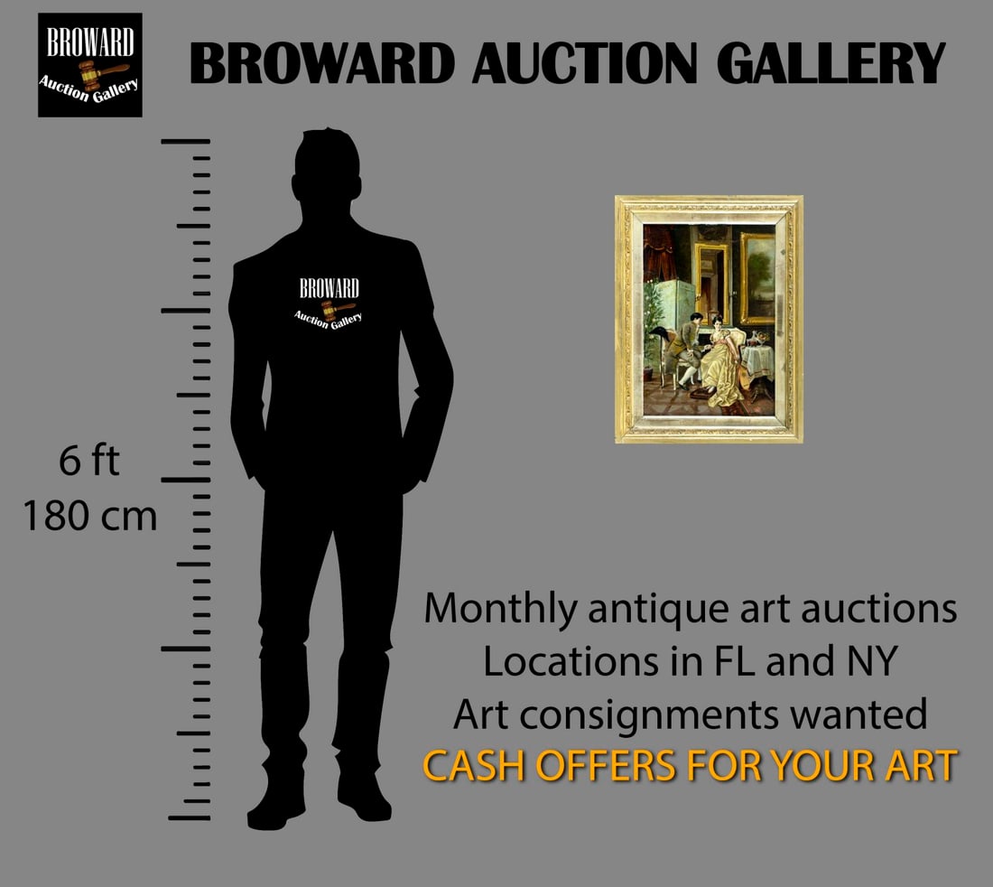 AFTER Gustav Karl Richter (German,1823-1884) oil painting antique - 2