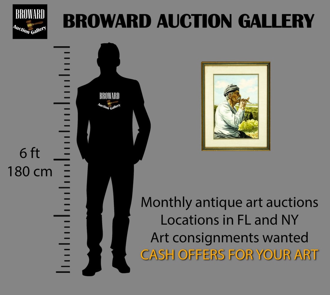 Demetrios Vassiliou (Greek,1920-1997) watercolor painting - 2