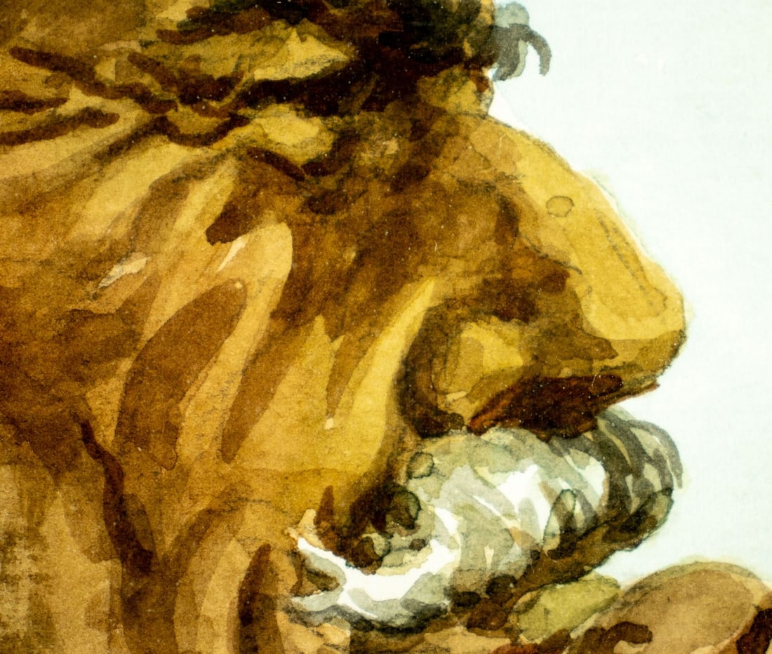 Demetrios Vassiliou (Greek,1920-1997) watercolor painting - 8