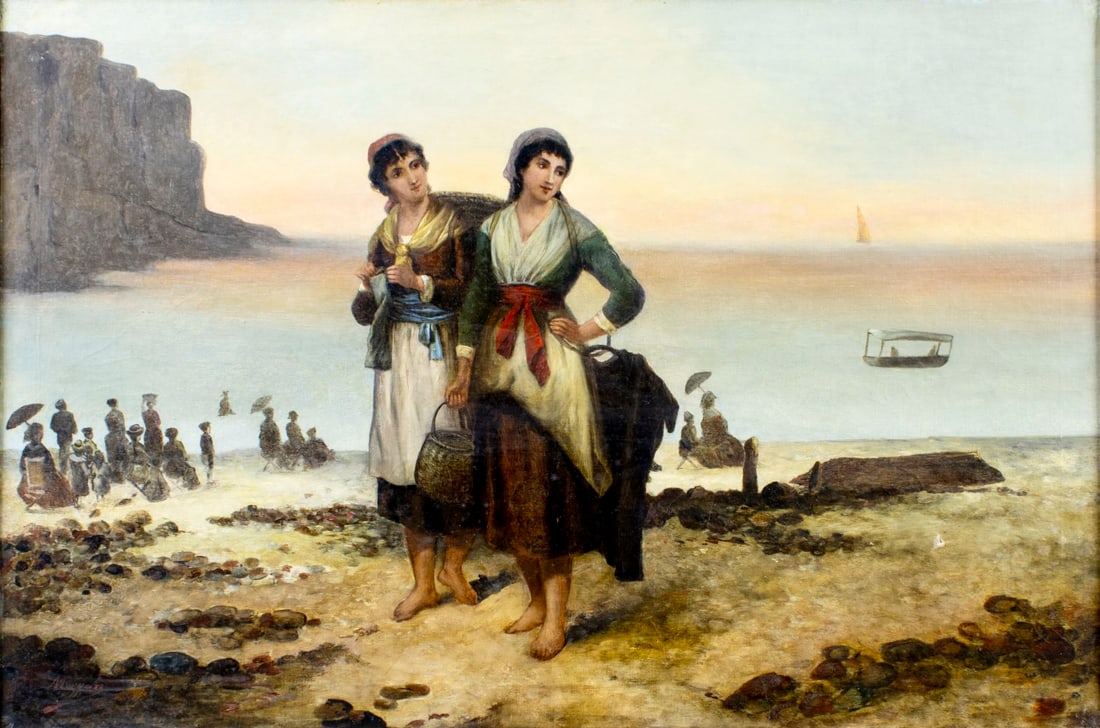 Morgan (UK,19C) oil painting antique (1 of 12)