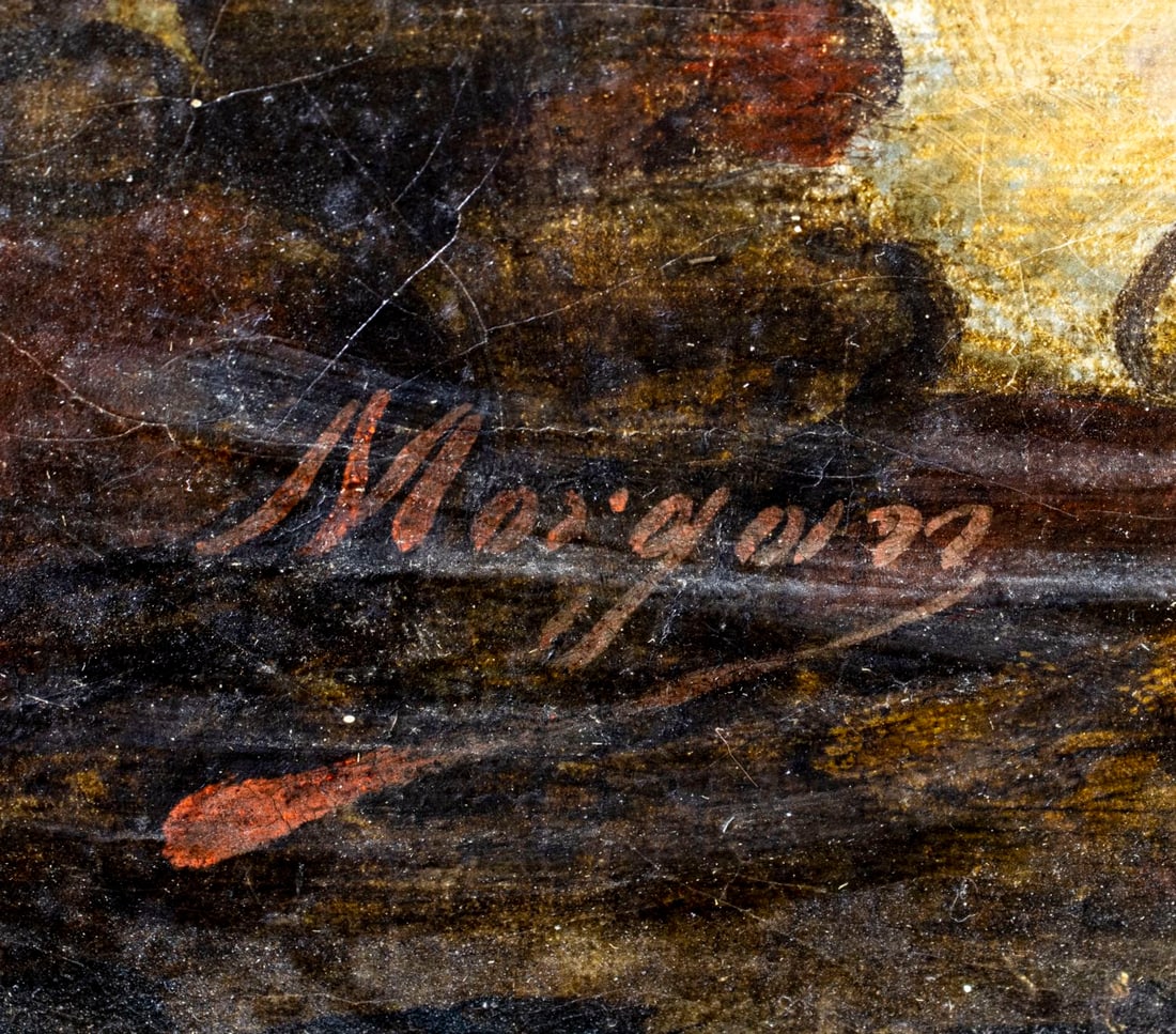 Morgan (UK,19C) oil painting antique - 4