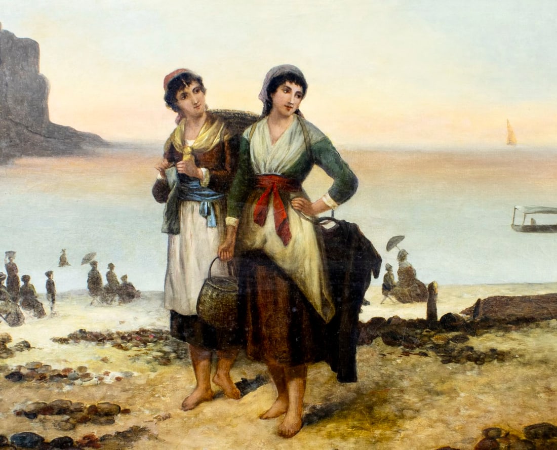 Morgan (UK,19C) oil painting antique - 5