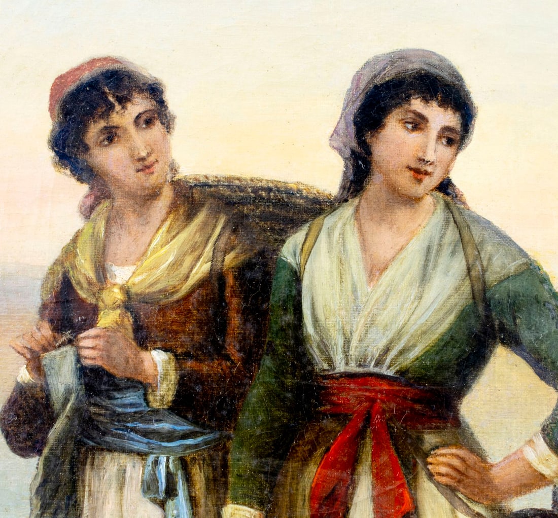 Morgan (UK,19C) oil painting antique - 8