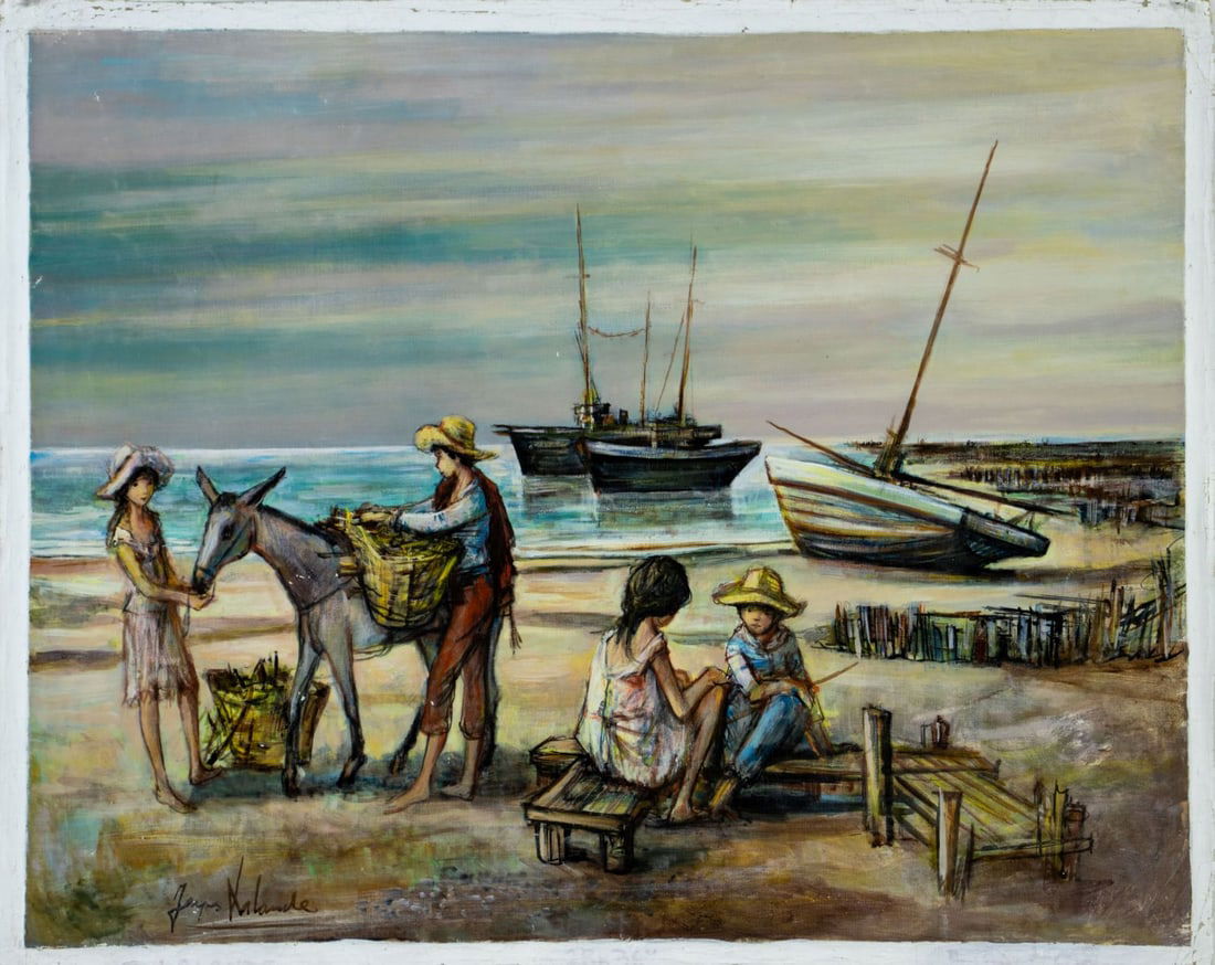 Jacques Lalande (French,1921-2003) oil painting - 3