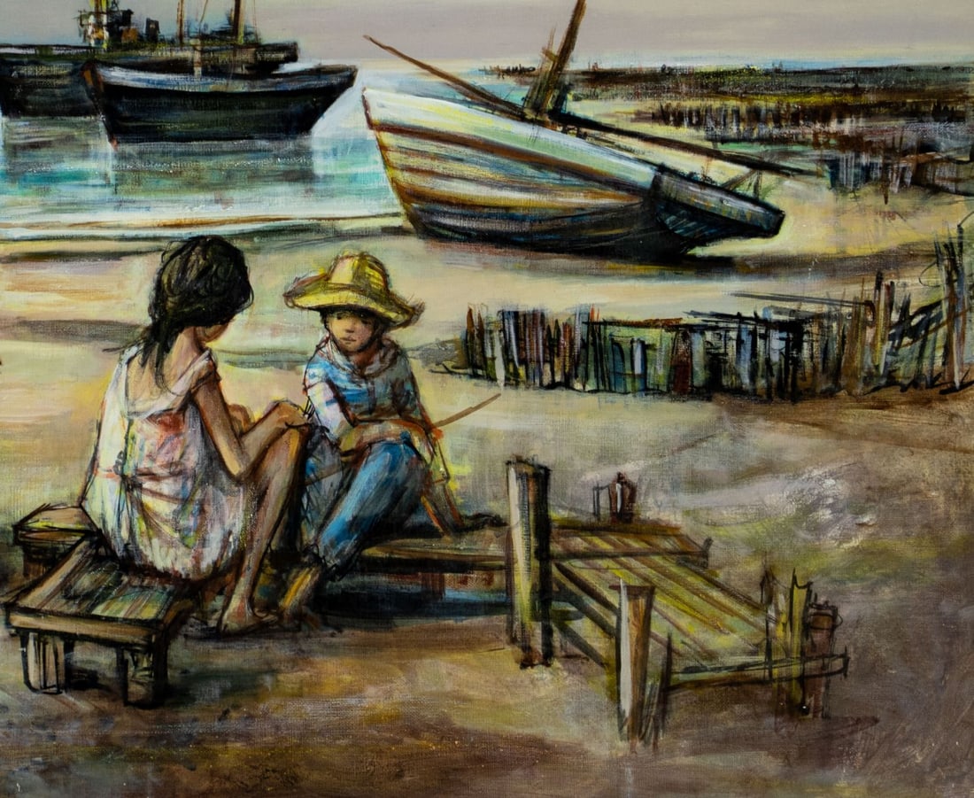 Jacques Lalande (French,1921-2003) oil painting - 7