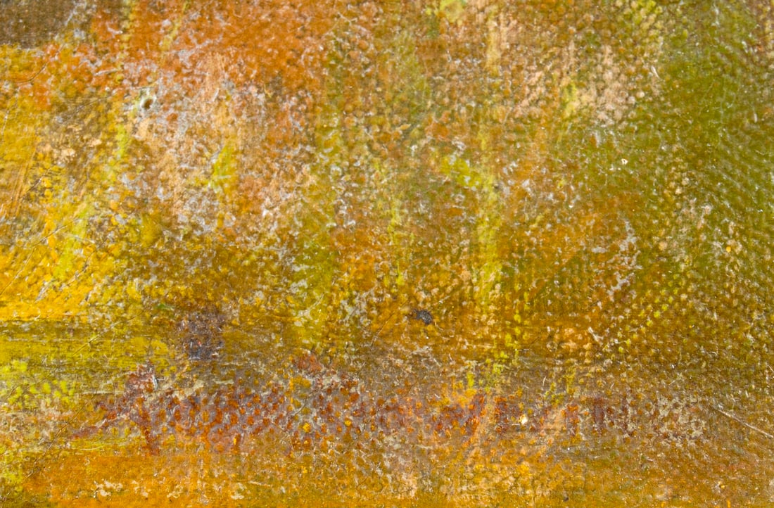 Antique early 20C American oil painting signed - 3