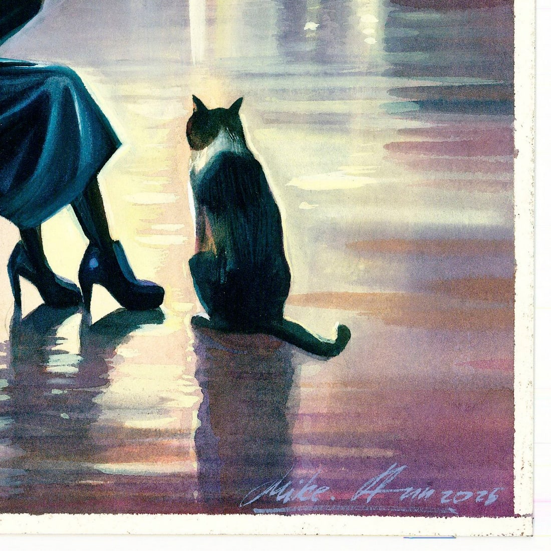 Mikhaylo Dmytriv (Ukraine,b 1997) watercolor painting - 10