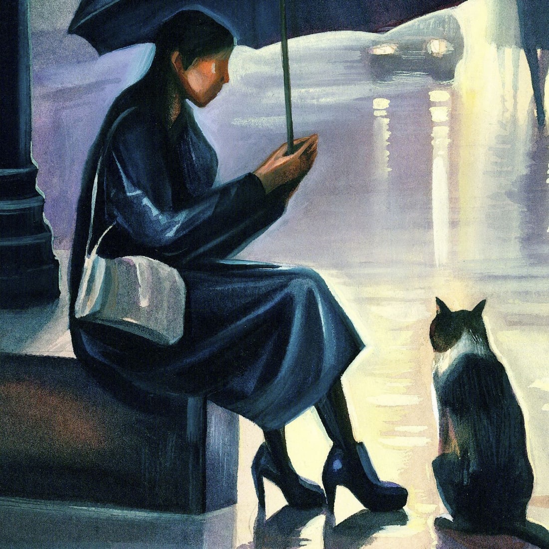 Mikhaylo Dmytriv (Ukraine,b 1997) watercolor painting - 6