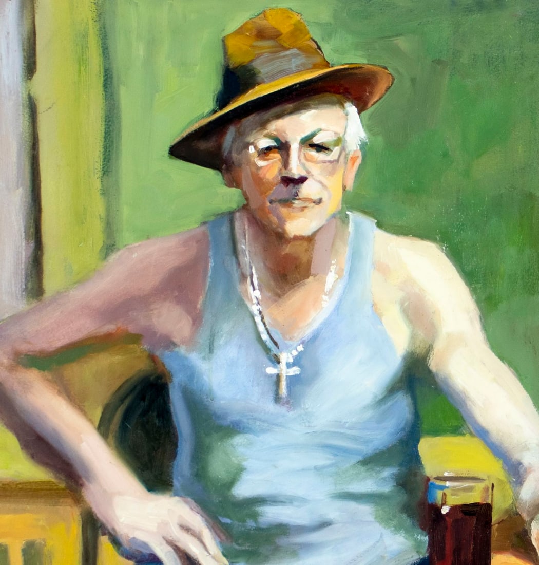 John Reilly (NY,NJ,1942-2021) oil painting - 6