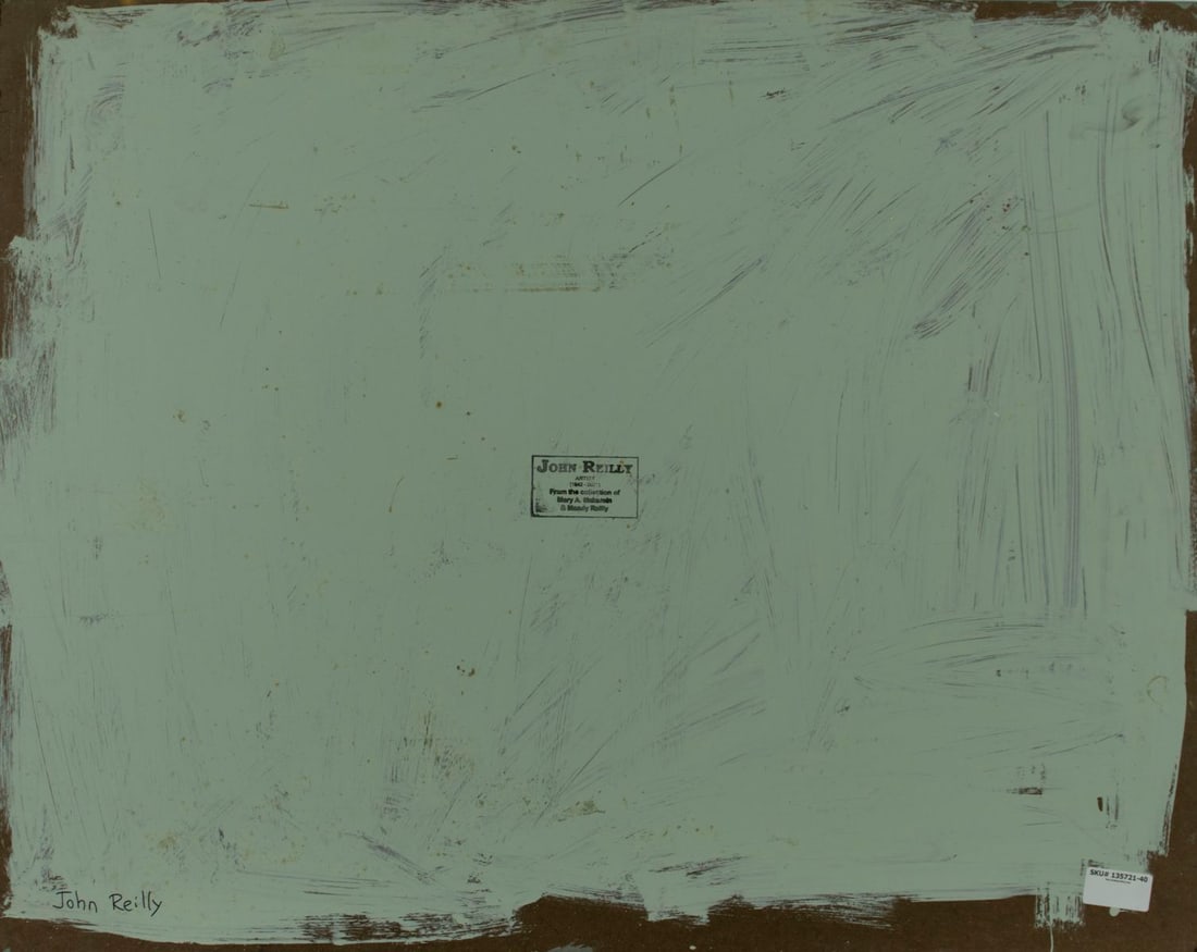 John Reilly (NY,NJ,1942-2021) oil painting - 9