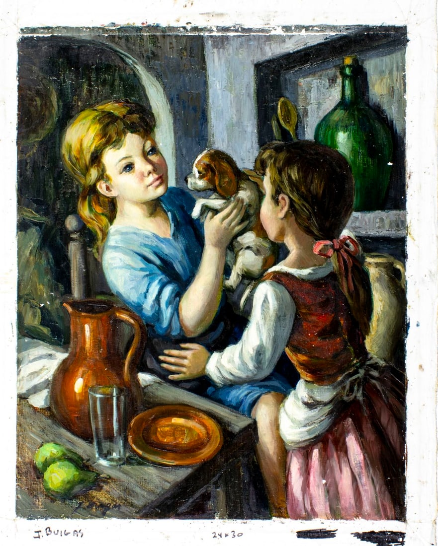 Jose Buigas (Spain,1927-?) oil painting - 3