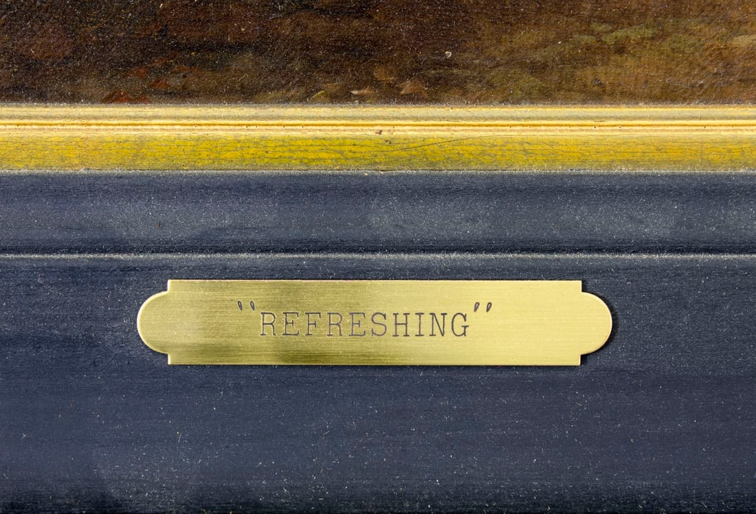 Antique early 20C European oil painting - 8