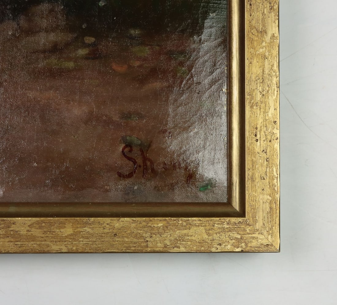 S Kunze (German,19C) oil painting antique - 11