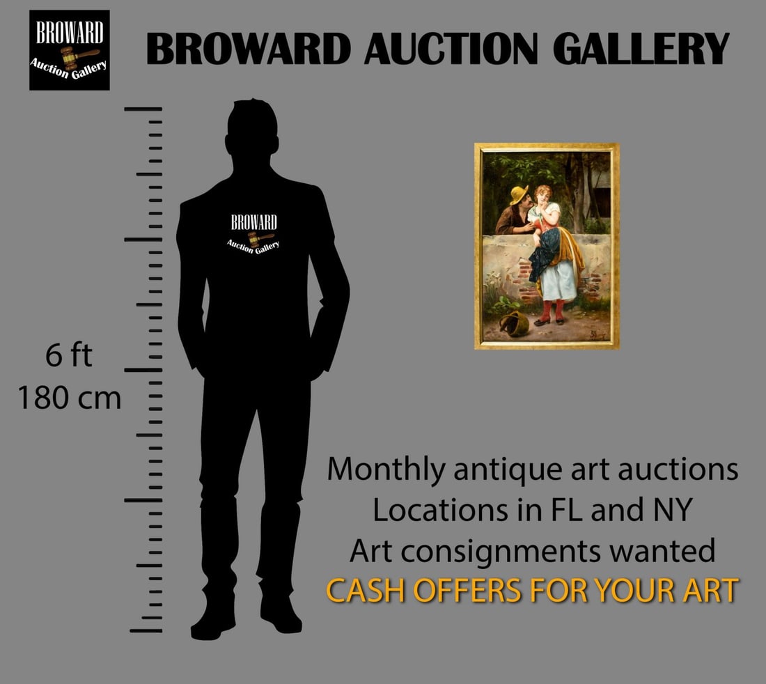 S Kunze (German,19C) oil painting antique - 2