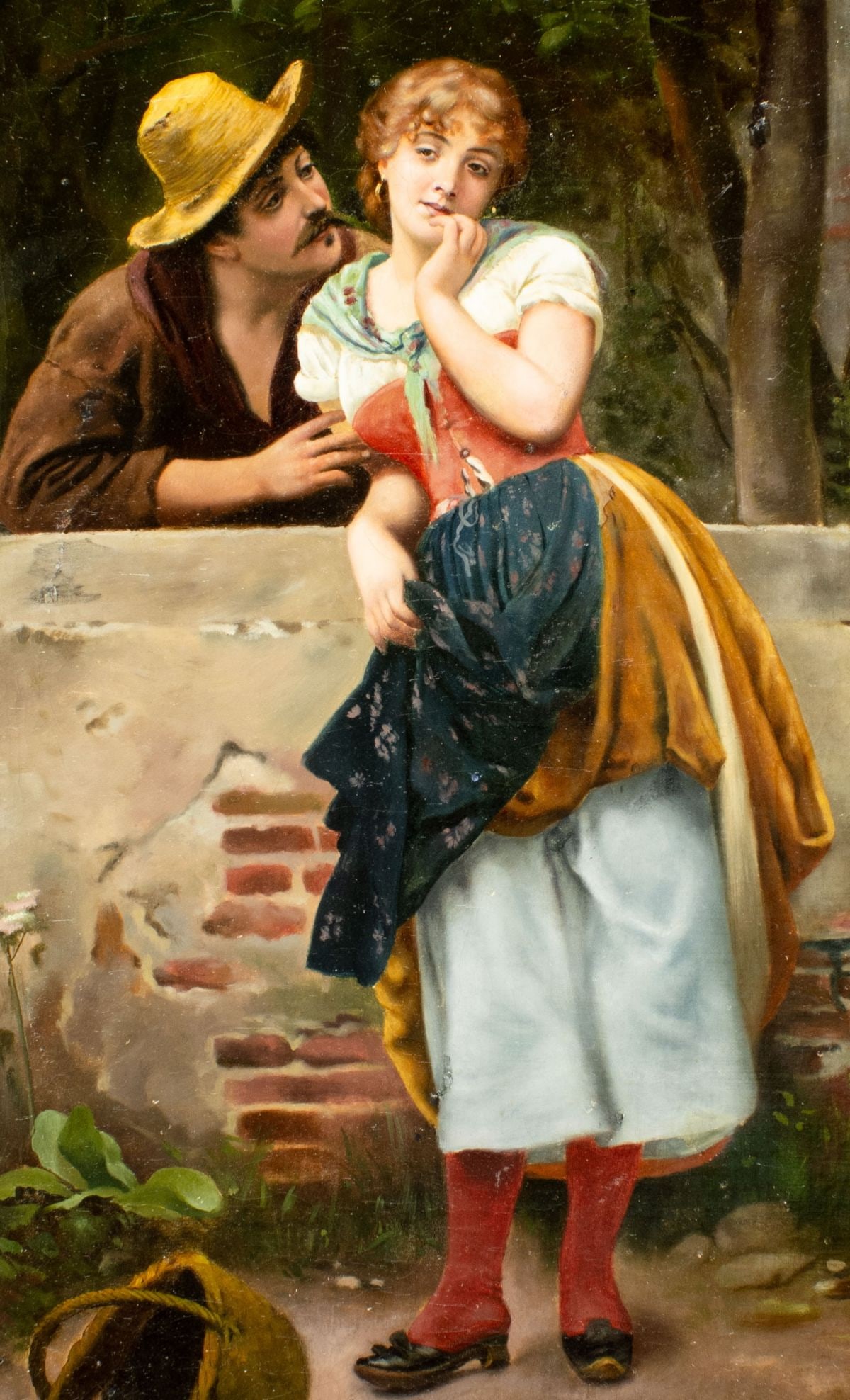 S Kunze (German,19C) oil painting antique - 5