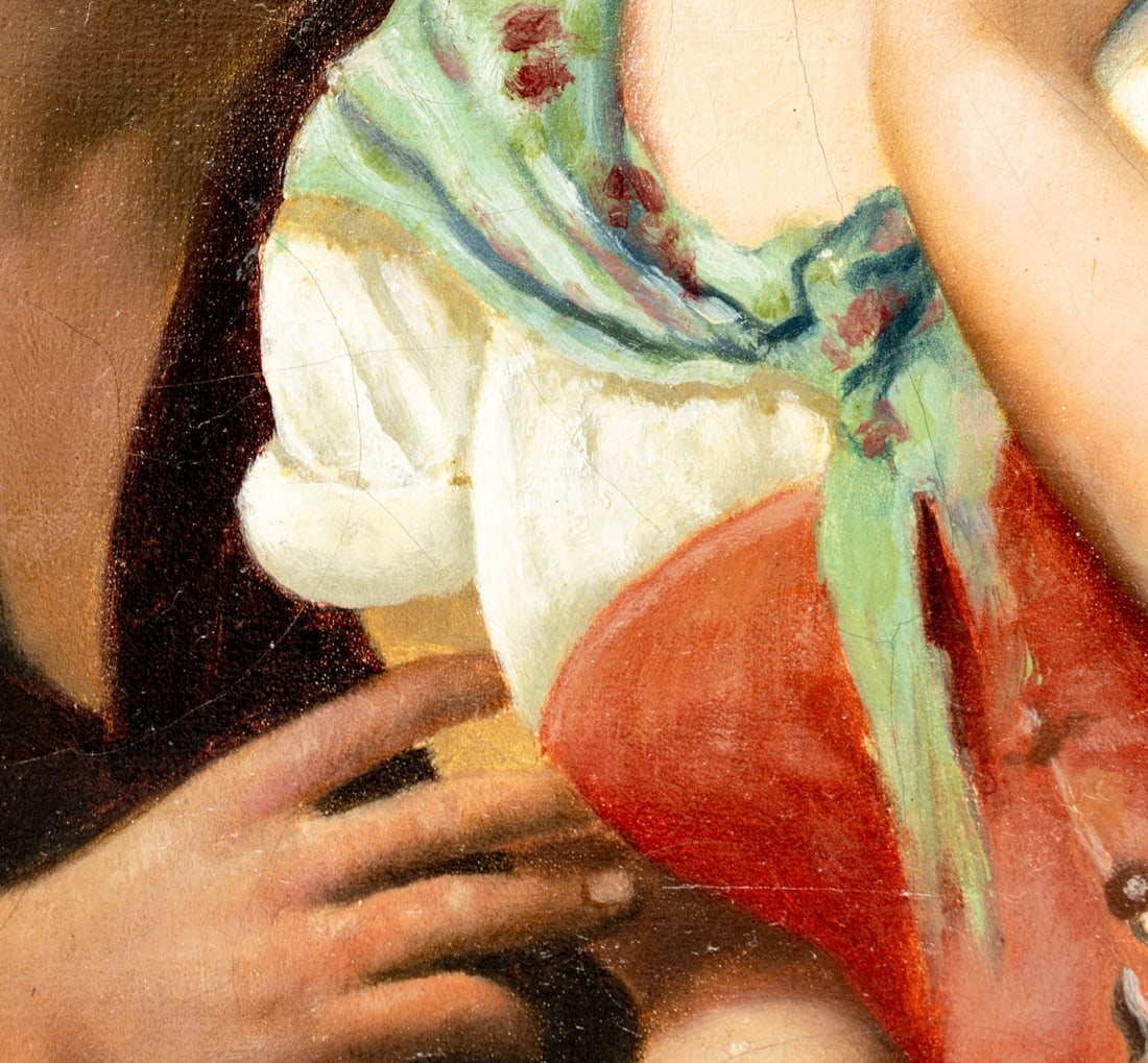 S Kunze (German,19C) oil painting antique - 8