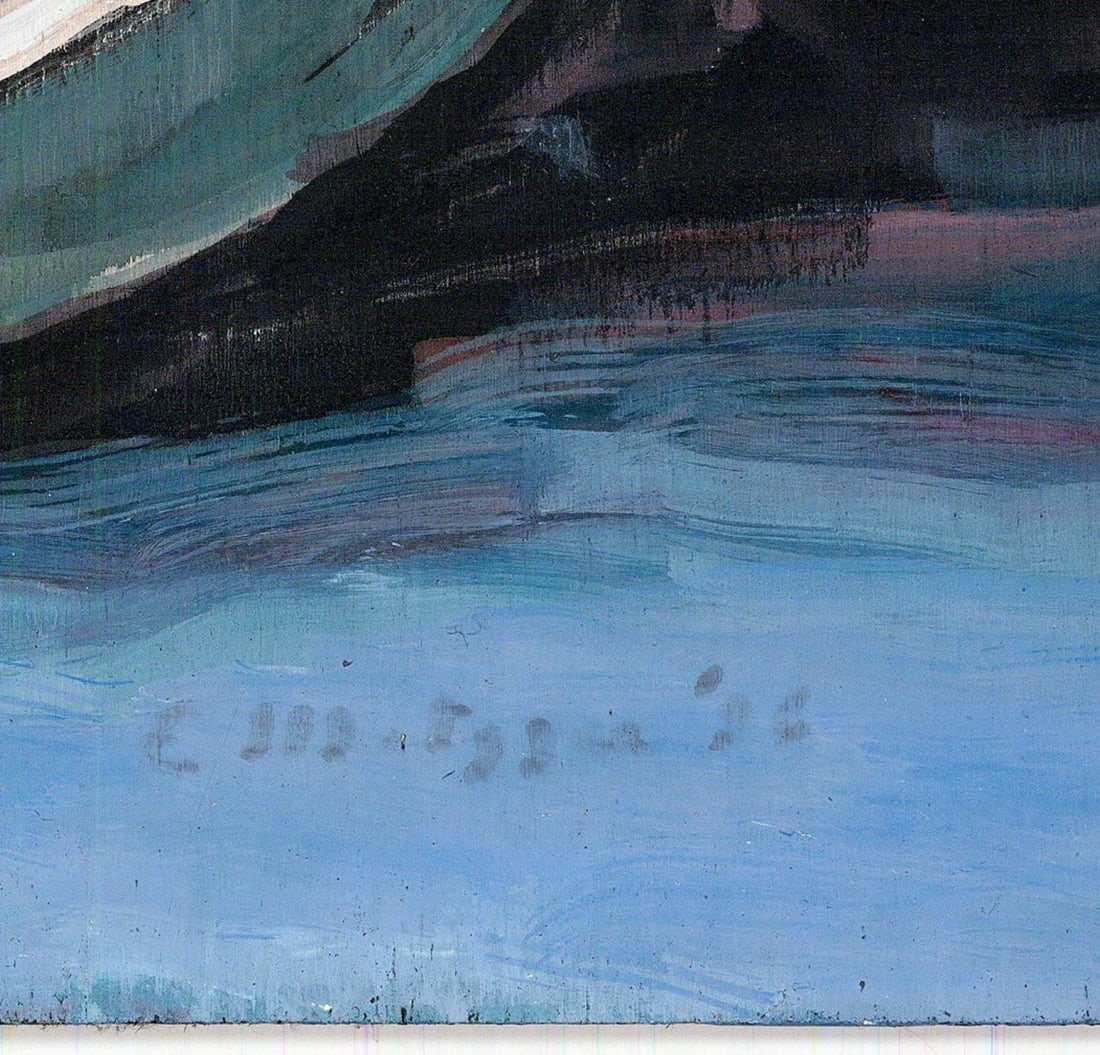 Evelyn Metzger (NY,Brazil,1911-2007) oil painting - 4