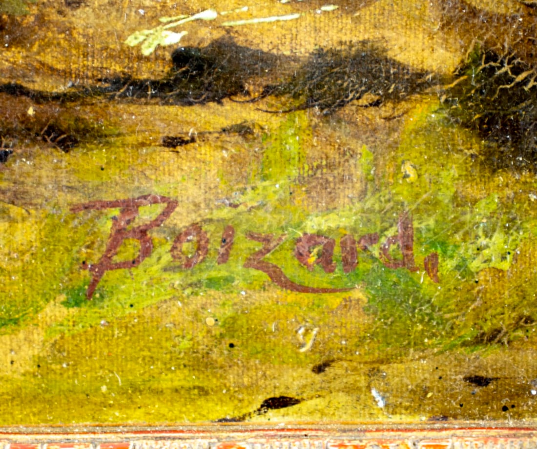 Charles Boizard (PA,1851-1911) oil painting antique - 4