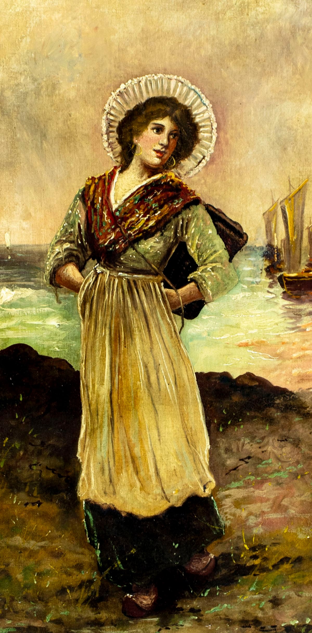 Charles Boizard (PA,1851-1911) oil painting antique - 5