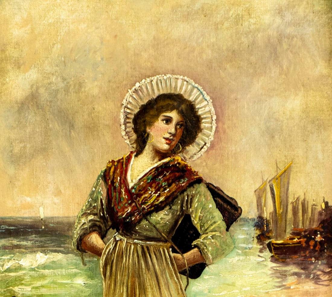 Charles Boizard (PA,1851-1911) oil painting antique - 6