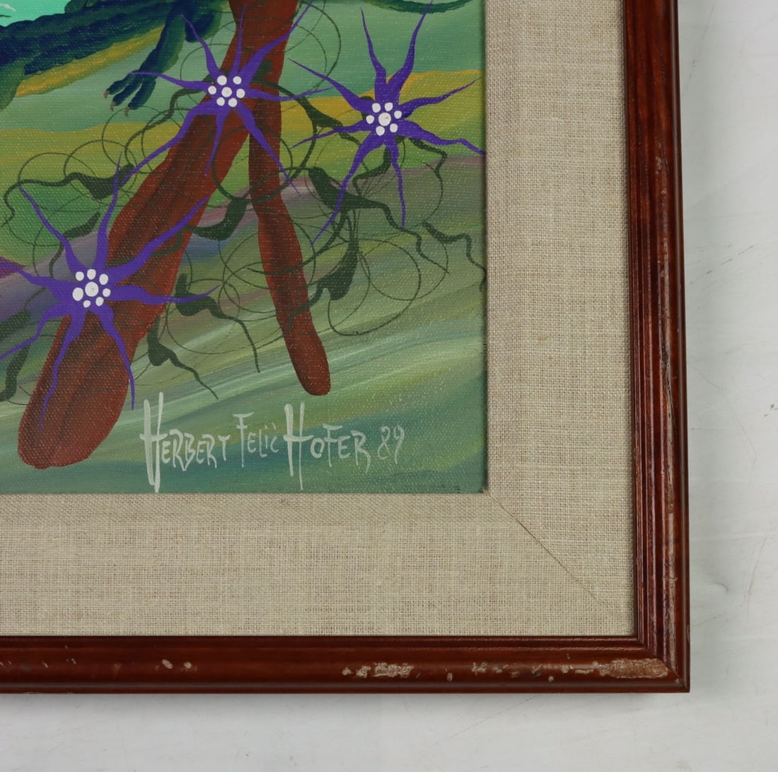 Herbert Hofer (Austria,FL,1946-?) oil painting - 10