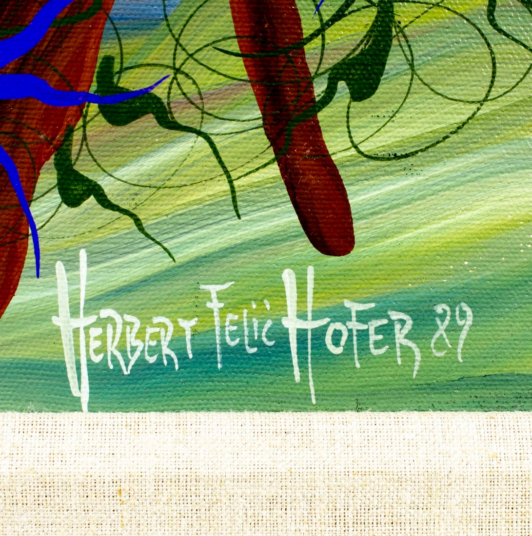 Herbert Hofer (Austria,FL,1946-?) oil painting - 4