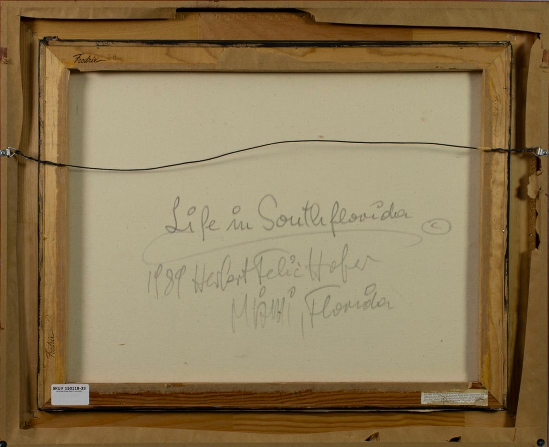 Herbert Hofer (Austria,FL,1946-?) oil painting - 9