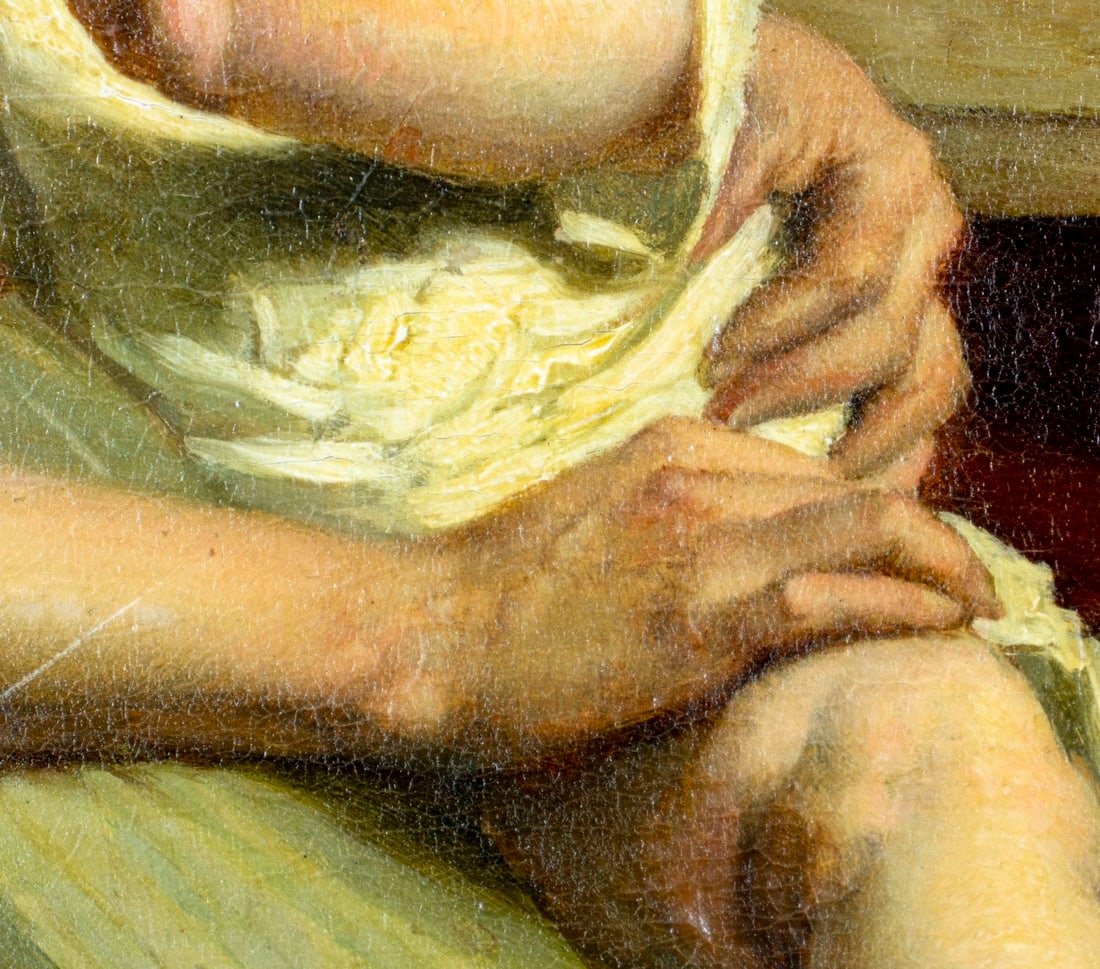 Theodore Gerard (Belgium,France,1829-1895) oil painting antique - 8