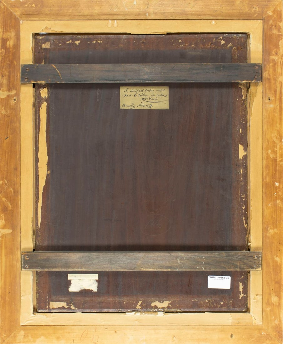 Theodore Gerard (Belgium,France,1829-1895) oil painting antique - 9