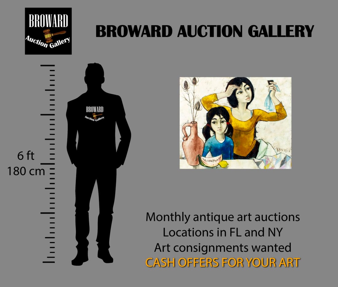 Jean Pierre Serrier (France,1934-1989) oil painting - 2