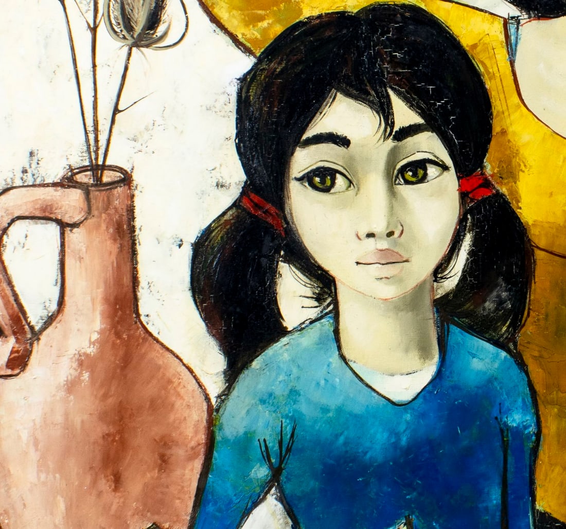 Jean Pierre Serrier (France,1934-1989) oil painting - 7