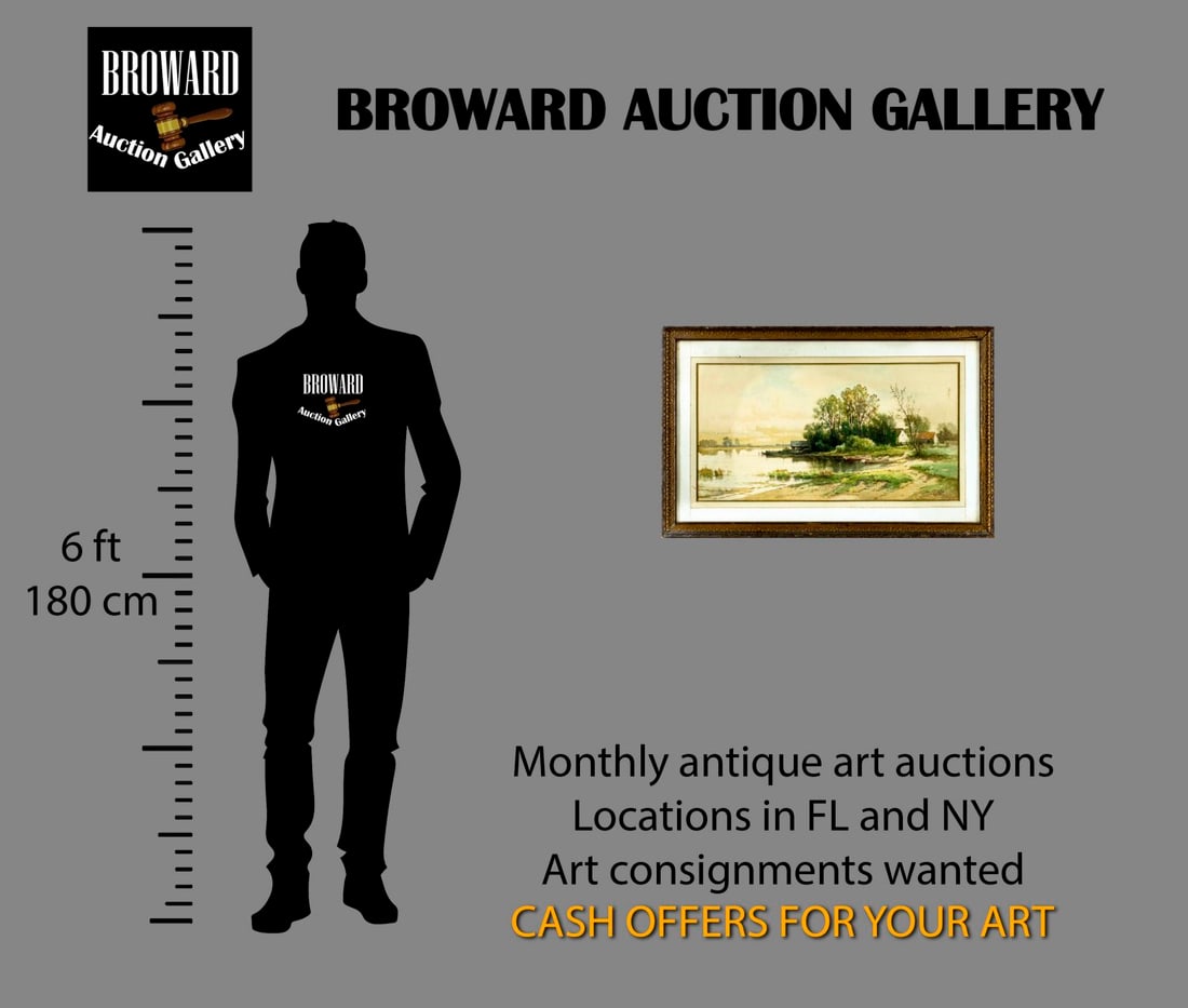 Carl Weber (PA,German,1850-1921) watercolor painting antique - 2