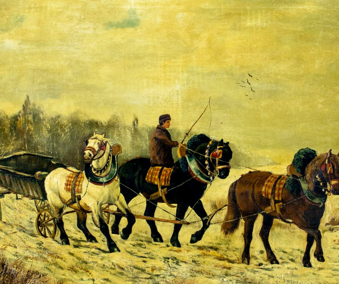 R Goumois (France,early 20C) oil painting antique - 5