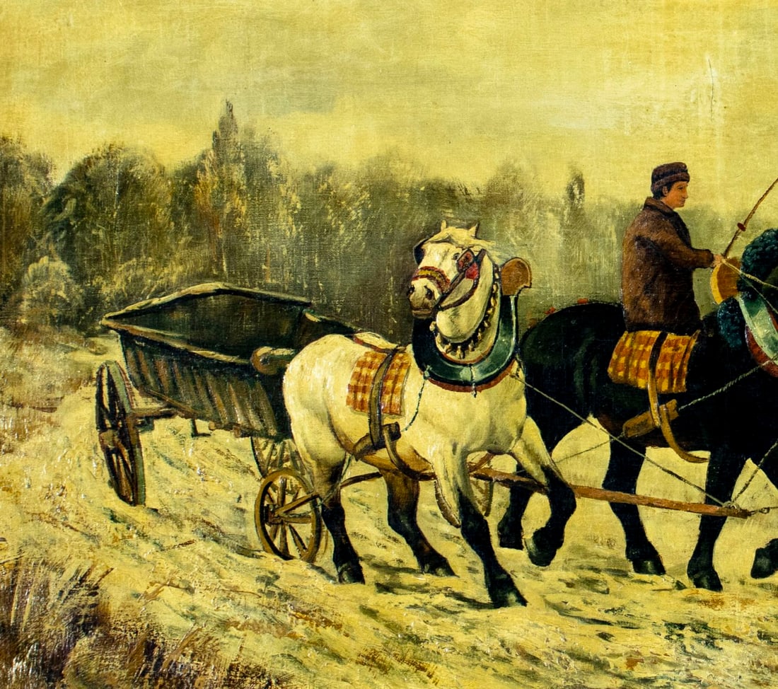 R Goumois (France,early 20C) oil painting antique - 6