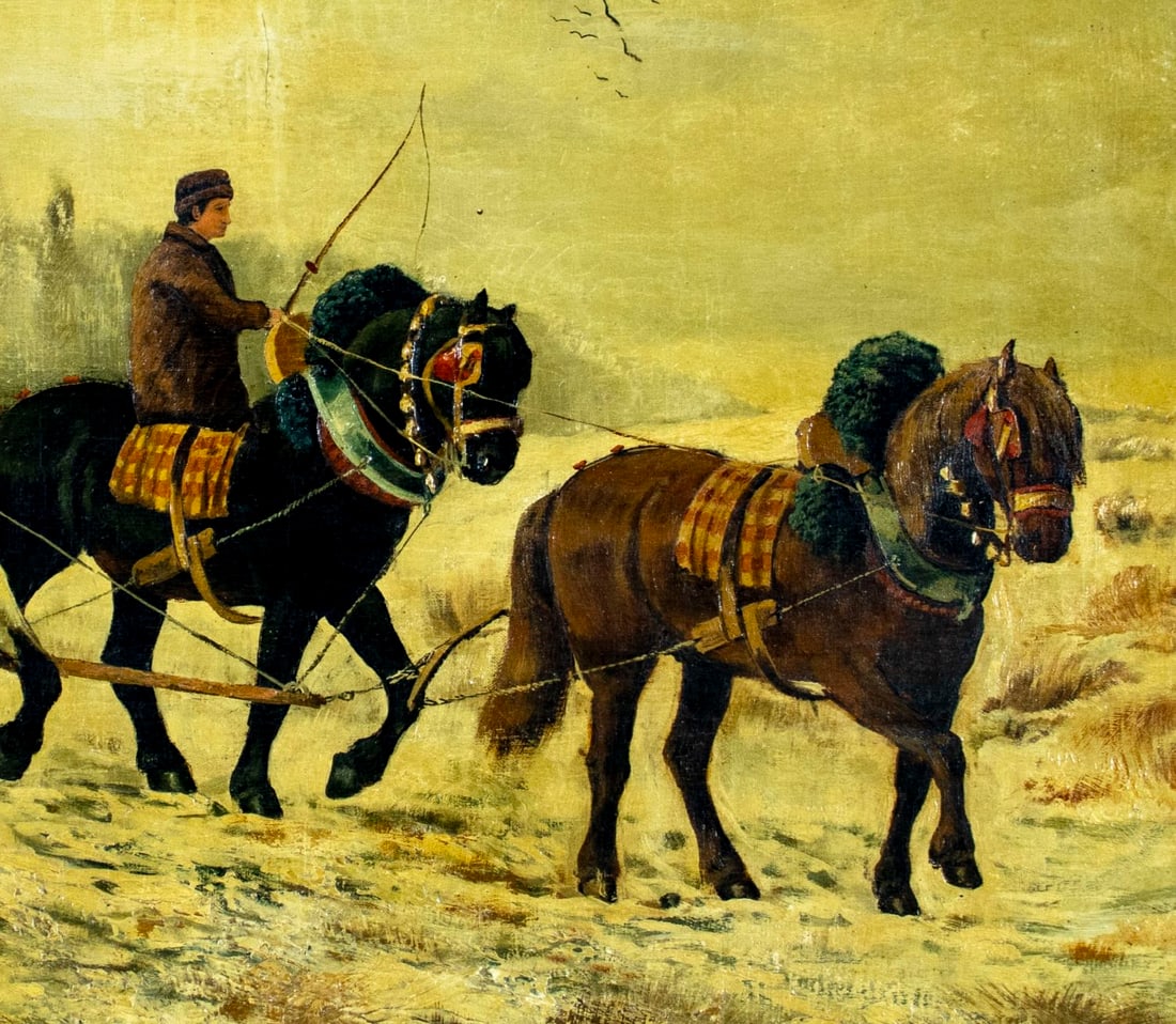 R Goumois (France,early 20C) oil painting antique - 7