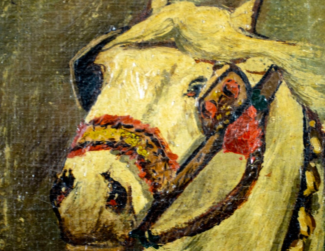 R Goumois (France,early 20C) oil painting antique - 8