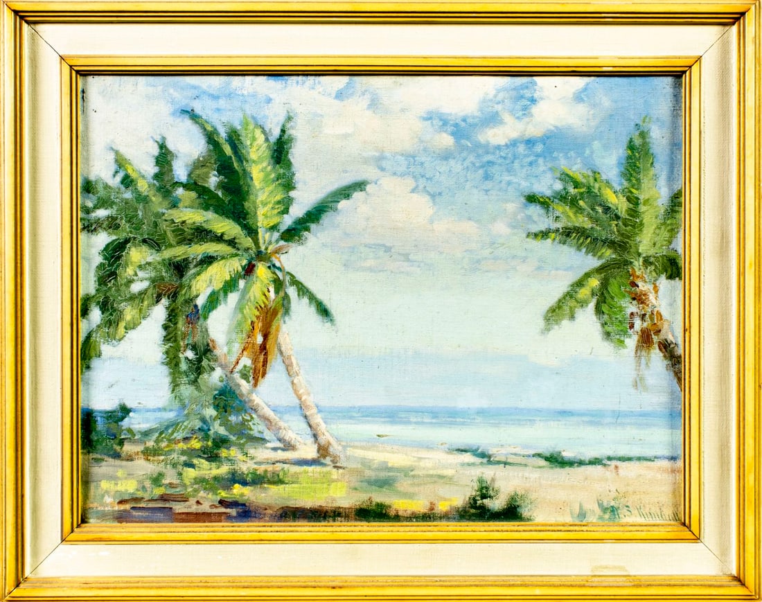 Arthur Smith Kimball (MA,1856-1937) oil painting antique - 3