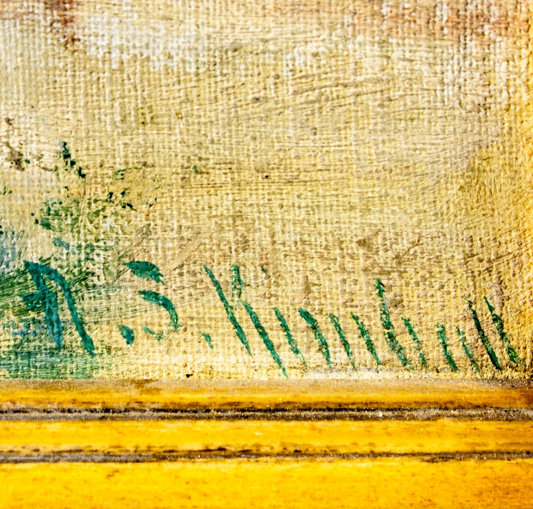 Arthur Smith Kimball (MA,1856-1937) oil painting antique - 4