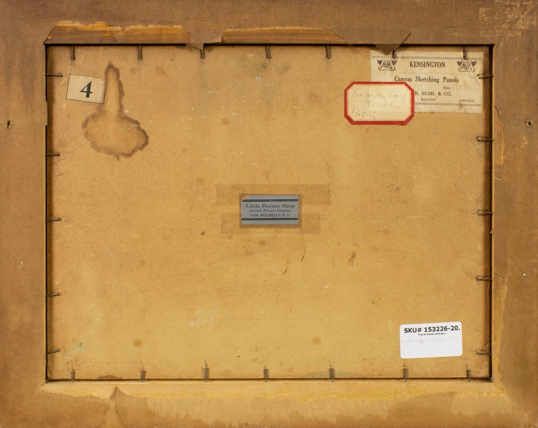 Arthur Smith Kimball (MA,1856-1937) oil painting antique - 9