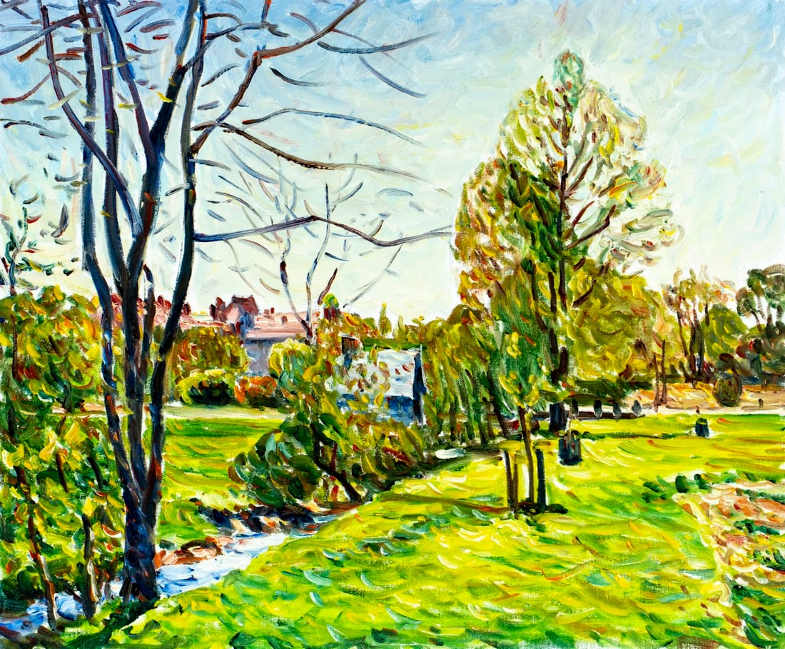 Edmund F Jordan Jr (PA,?-2017) oil painting (1 of 11)