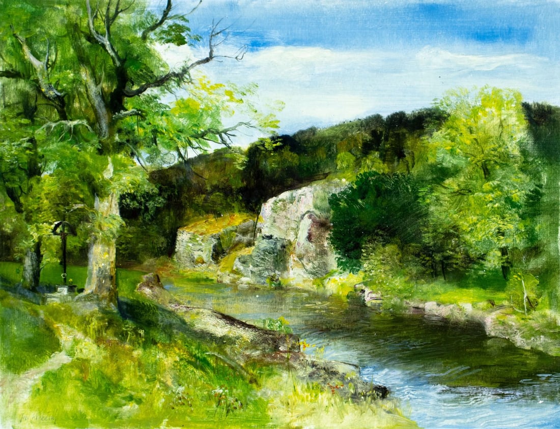 Josef Konecny (Czech,1907-1989) oil painting (1 of 13)