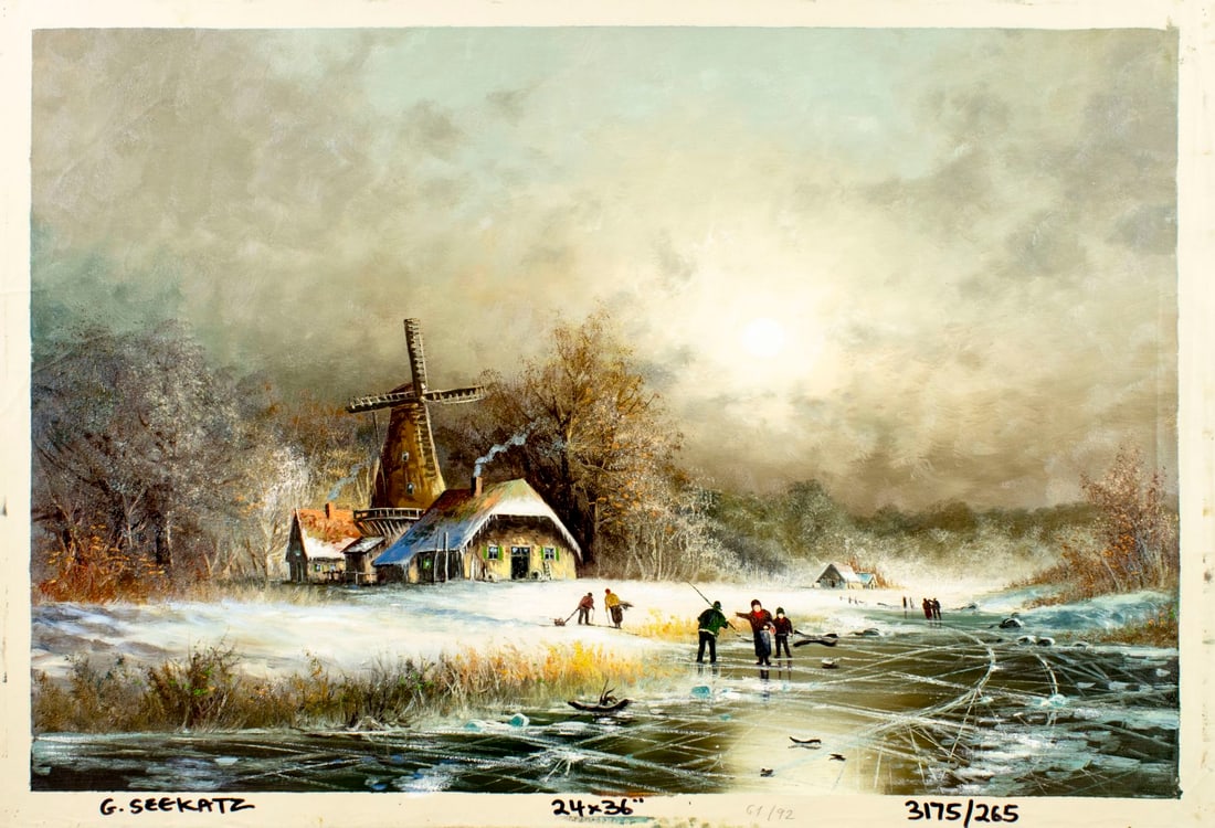 Gunter Seekatz (German,1928-?) oil painting - 3