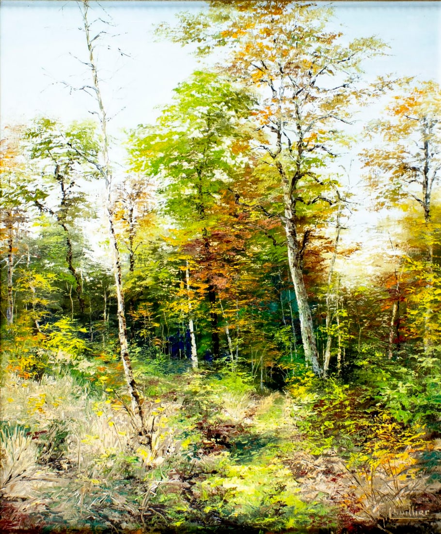 Georges LHuillier (France,mid 20C) oil painting (1 of 14)