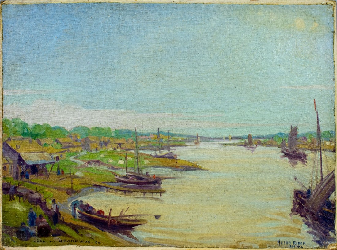 Carl Brandien (NY,1886-1965) oil painting - 3