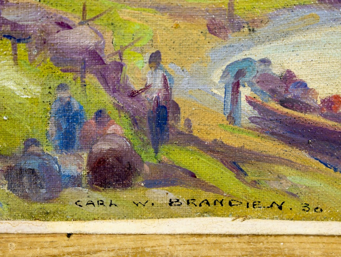 Carl Brandien (NY,1886-1965) oil painting - 4