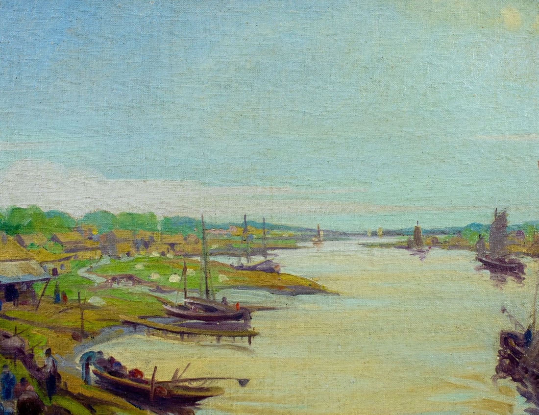 Carl Brandien (NY,1886-1965) oil painting - 5