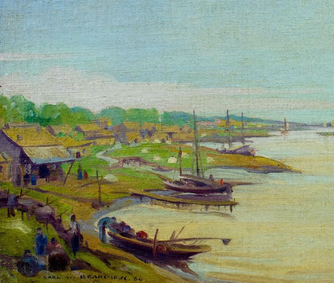 Carl Brandien (NY,1886-1965) oil painting - 6